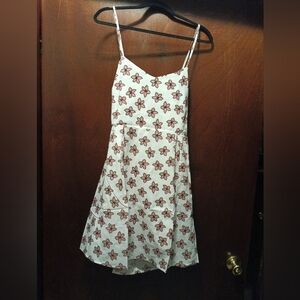 Hayden Los Angeles Women's Nwt Open Double Tie Back Cotton Dress Size Large